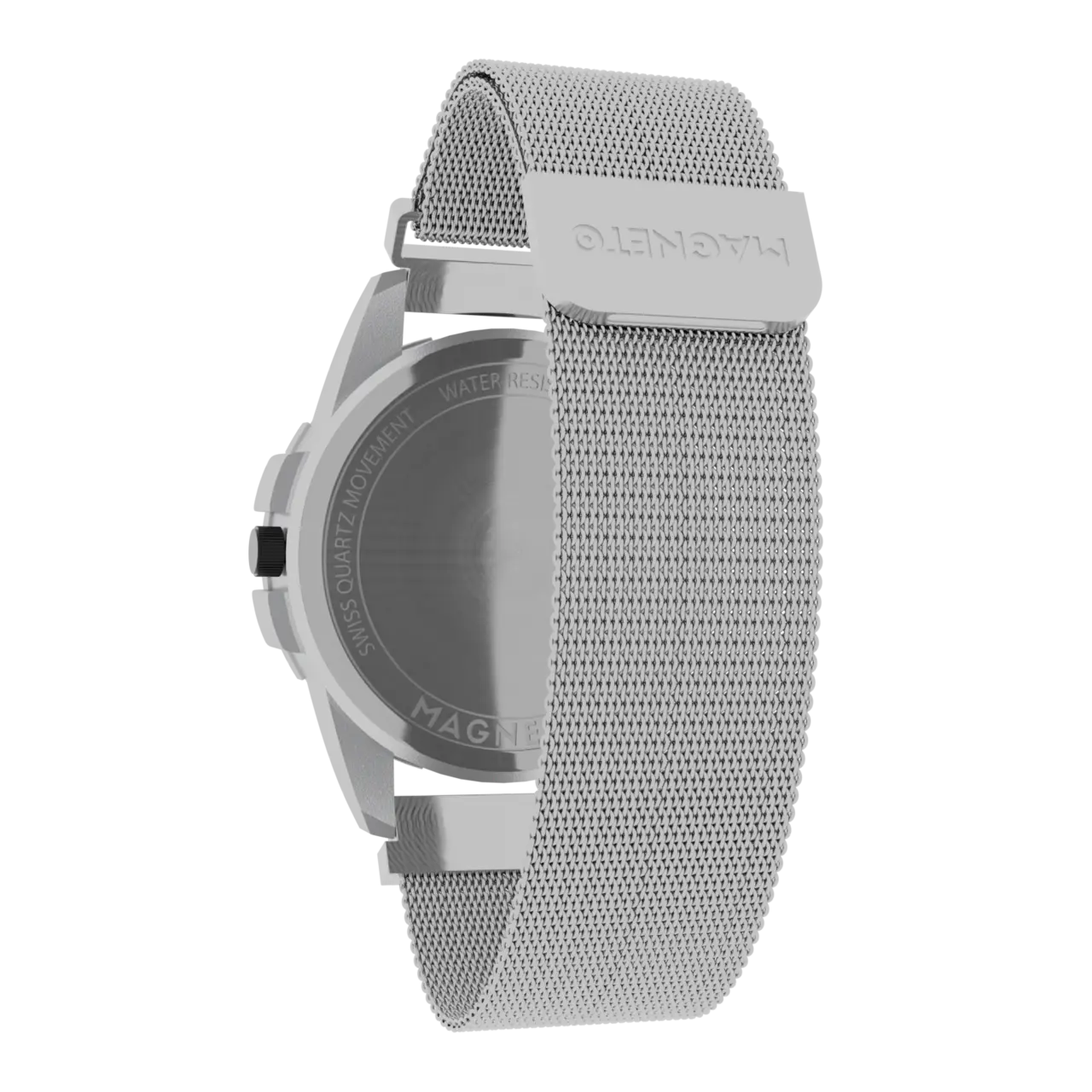 Uranus Red mesh magnetic silver