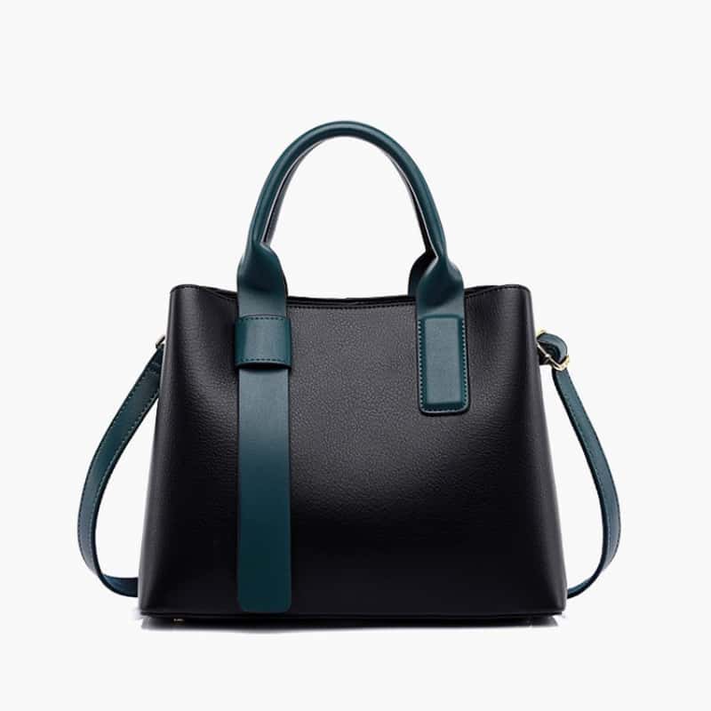 Women's handbags, classic temperament, mom bag, contrast color, fashionable shoulder bag, high-end commuter handbag, messenger bag