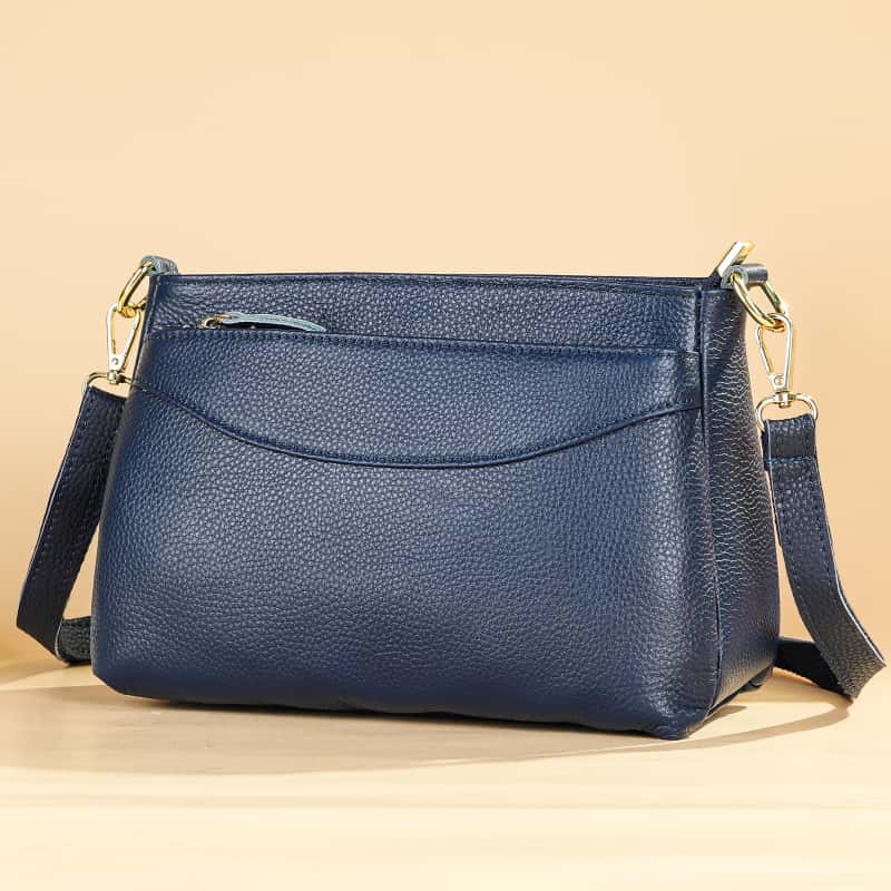 WESTAL large capacity leather women's bag handmade soft leather shoulder small bag head layer cowhide fashion leisure crossbody bag female