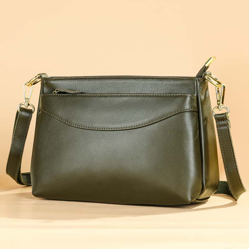 WESTAL large capacity leather women's bag handmade soft leather shoulder small bag head layer cowhide fashion leisure crossbody bag female