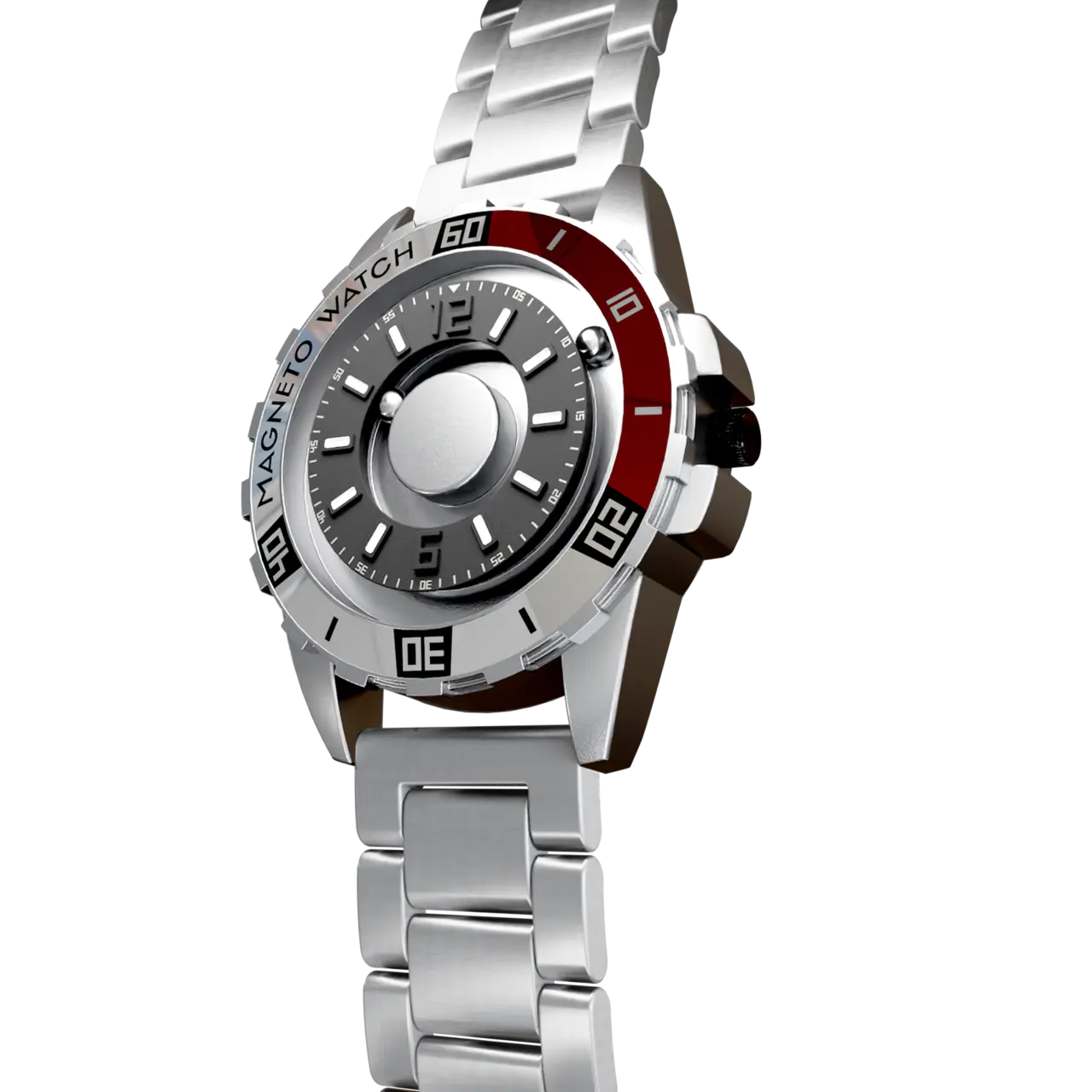 Uranus Red steel silver